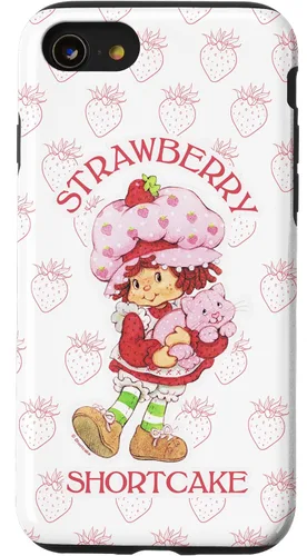 Vista 20 de iPhone 14 Strawberry Shortcake Cutie - Funda con diseño de fresas vintage