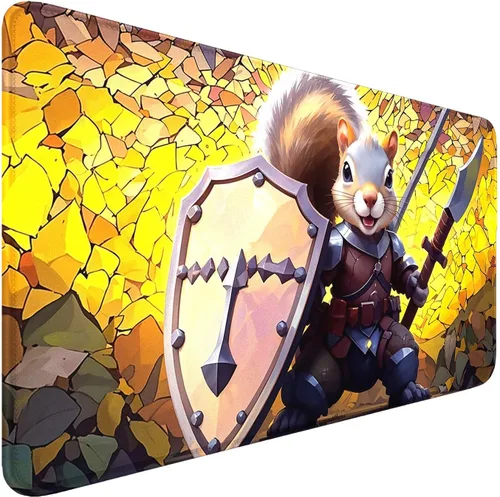 Vista 11 de MTG - Tapete de juego con bordes cosidos, parte inferior de goma antideslizante, tapete de juego TCG para gatos, superficie de goma lisa, tapete