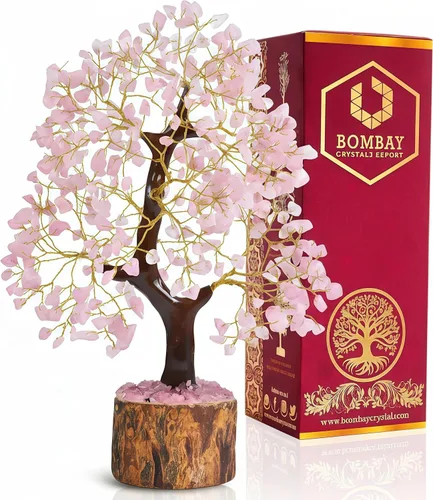 Vista 9 de Conjunto de Árboles de Cristal de 12, Regalos Pensados para Mujeres, Decoración de Escritorio de Oficina, Hogar, Decoración de Estante para Energía