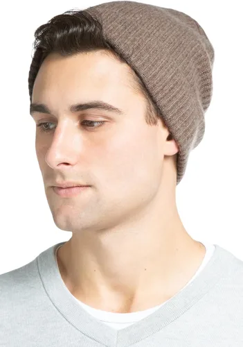 Vista 20 de Fishers Finery Sombrero con puños acanalados de cachemira 100% pura para hombre; ultra felpa