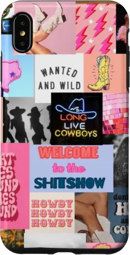 Vista 11 de Pink Western Indie Cowgirl Aesthetic Yeehaw Howdy Country - Carcasa para iPhone 17