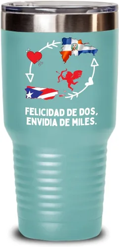 Vista 5 de Felicidad de dos - Puerto Rico con República Dominicana Taza