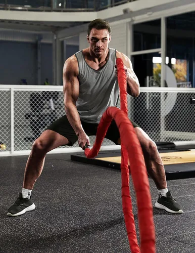 Vista 2 de COOFANDY Camisetas sin mangas de entrenamiento para hombre paquete de 3 camisetas de secado rápido gimnasio gimnasio entrenamiento deportes fitness