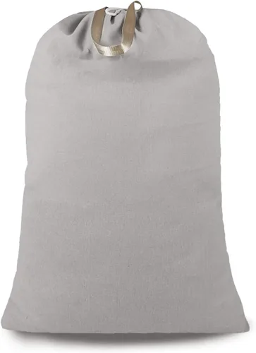 Vista 24 de Bolsa de lavandería extra grande con cordón y asa, bolsa de ropa sucia de viaje resistente para lavandería y hogar, forro duradero para cesta