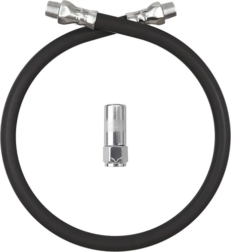 Vista 10 de UTOOL Kit de accesorios para pistola de engrase, acoplador de doble mango con limpiador de ajuste Zerk, roscas NPT de 1/8, accesorios Zerk fáciles