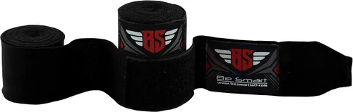 Vista 6 de Guantes de boxeo de muñeca de 180 pulgadas, para interior de puños, MMA, UFC, Muay Thai Negro