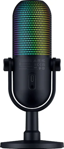 Vista 9 de Razer Seiren V3 Chroma RGB, Stream & Game Reactive, micrófono USB, negro