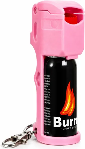 Vista 7 de POLICE Stun Gun & Burn Pepper Spray Combo para mujeres y hombres - Kit de autodefensa recargable con linterna LED, rosa - 398