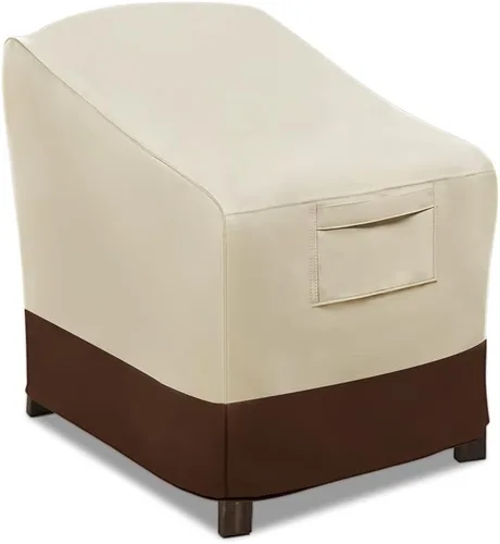 Vista 20 de Vailge Funda de sofá biplaza para banco de patio de 2 plazas, 100% impermeable, funda para muebles de patio con ventilación de aire, tamaño S beige