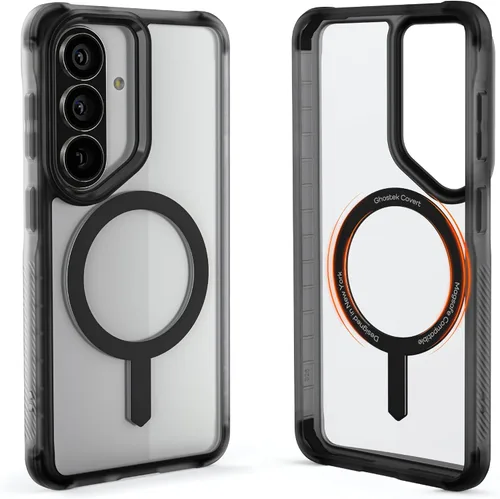 Vista 54 de Ghostek COVERT - Funda rosa para Galaxy Z Flip 4 para mujeres y niñas, protección completa de bisagra y parte trasera transparente, duradera