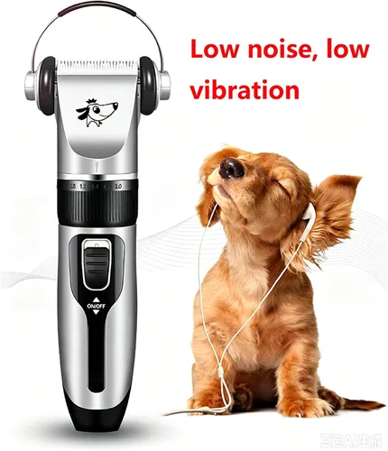 Vista 4 de Dog Clippers Grooming Kit and Pet Paw Trimmer for Dogs & Cats(Gray)
