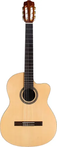 Vista 2 de Cordoba C1M-CE - Guitarra clásica electroacústica con cuerdas de nailon, Serie Protégé, Natural