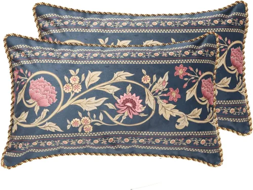 Vista 109 de patdrea Funda de almohada de terciopelo francés de diseño, 18 x 18 pulgadas Aviario