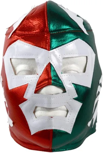 Vista 7 de Del Mex Lucha Libre Disfraz de Luchador Mexicano Máscara de Lucha Libre