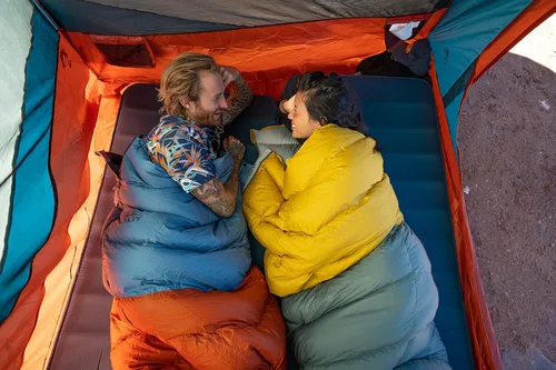 Vista 5 de Kelty Galactic Down - Saco de dormir de 30 grados, 550 Fill Power RDS Trackable Down, mochilero y campamento, cierre juntos para saco de dormir 2P