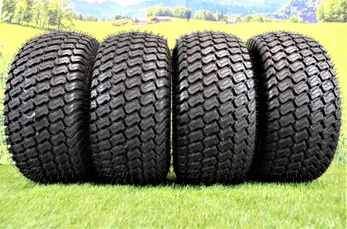 Vista 4 de Antego 18x8.50-8 - Conjunto de neumáticos y ruedas para carrito de golf, rueda marrón 8x7