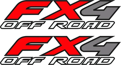 Vista 6 de 2 x GOLD HOOK FX4 - Kit de calcomanías todoterreno compatibles con Ford F150 F250 F350 F Truck (1997-2010), calcomanías de repuesto para laterales