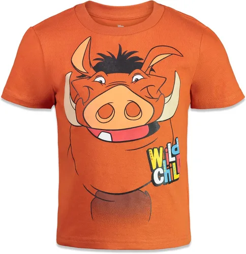 Vista 3 de Disney Lion King Pumbaa Simba Graphic T-Shirts Infant to Big Kid