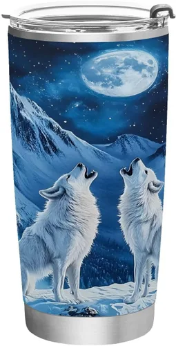 Vista 21 de ALAZA Vaso de viaje aislado con diseño de lunares y fresa con tapa y pajita, botella de agua al vacío de doble pared para automóvil, acero