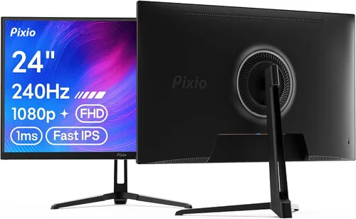 Vista 30 de Pixio PX246 Wave Beige 24 pulgadas 120Hz Frecuencia de Actualización Resolución FHD 1080p Panel IPS 4ms GTG Tiempo de Respuesta Monitor