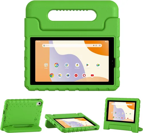 Vista 11 de Funda para tablet Walmart Onn de 7 pulgadas Gen 4 2024 Modelo: 100135924, peso ligero, a prueba de golpes, duradero, con soporte de mango Negro