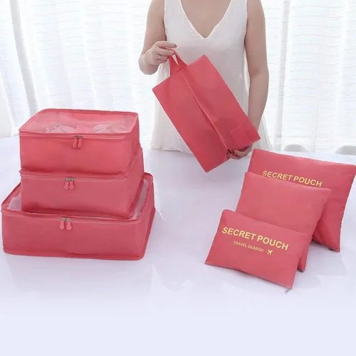Vista 8 de 7 bolsas organizadoras para equipaje impermeables, Cactus), VAYEEBO7White Cactus