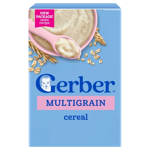 Vista 10 de Gerber Cereal de avena etapa 1, sin OMG, 16 onzas, paquete de 4