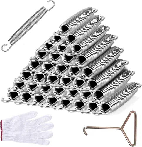 Vista 9 de 5.5inch/6.5inch/7inchTrampoline Springs Heavy Duty Stainless Steel Replacement Trampoline Replacement Parts, Weather-Resistant, Includes Tool and