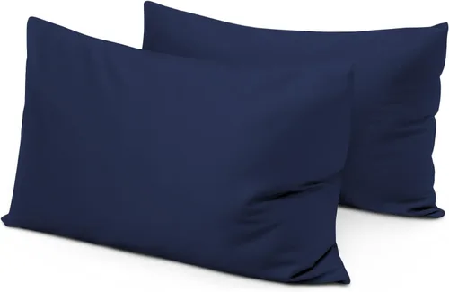 Vista 9 de Funda de almohada de viaje de 12 x 16 pulgadas, juego de 2 fundas de almohada para niños pequeños, 600 hilos, cierre de sobre, 100% algodón egipcio