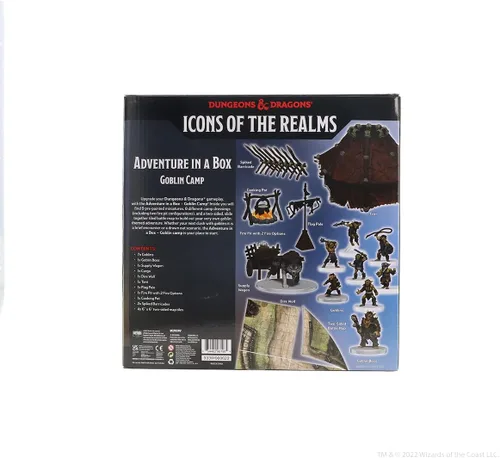 Vista 3 de WizKids D&D Icons of the Realms: Aventura en una caja - Goblin Camp