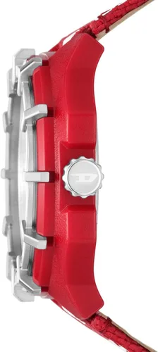 Vista 3 de Diesel Men's 51mm Framed Quartz Lightweight Nylon and Silicone Three-Hand Watch