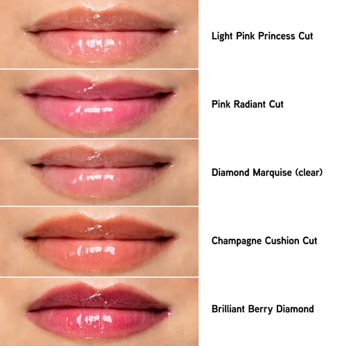 Vista 4 de Physicians Formula Mineral Wear Diamond Lip Plumper Gloss, dermatológicamente probado, diamante de bayas brillantes
