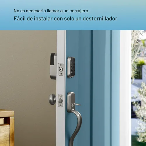 Vista 7 de Yale Assure Lock 2 Pantalla táctil sin llave con Wi-Fi y palanca Norwood en gamuza negra Negro