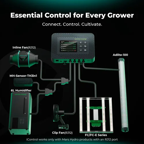 Vista 2 de MARS HYDRO Kit de tienda de cultivo inteligente 3x3 con TS1000