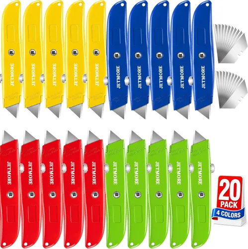 Vista 10 de Paquete de 12 cuchillos utilitarios con 10 cuchillas 12pack-folding