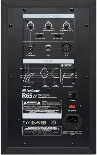 Vista 2 de PreSonus Monitor de estudio R65 V2, 6.5