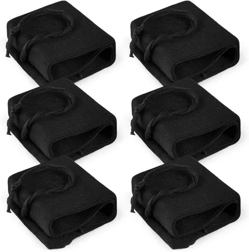 Vista 9 de GUGULUZA Calcetines extra gruesos para pistolas, calcetín de pistola para pistola, paquete de 4/5/6 fundas de pistola tratadas de silicona de punto
