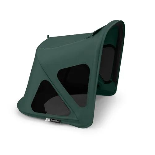 Vista 13 de Bugaboo Toldo Breezy con paneles de ventilación y mosquitera integrada, compatible con cochecitos Fox, Cangaroo, Cameleon 3 y Lynx, tela UPF 50+