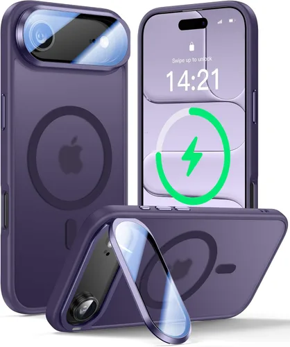 Vista 92 de VOFATA [Protección Completa Mejorada de la Cámara] para Funda iPhone Air con Cubierta de Cámara con Soporte [Compatible con MagSafe][Protección