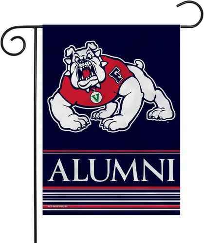 Vista 72 de Rico Industries NCAA Alumni - Bandera de jardín de doble cara de 13 x 18 pulgadas