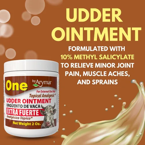 Vista 4 de Arymar Ungüento de ubre: crema calmante intensiva para comodidad muscular y articular, bálsamo tópico para músculos cansados y manteinencia