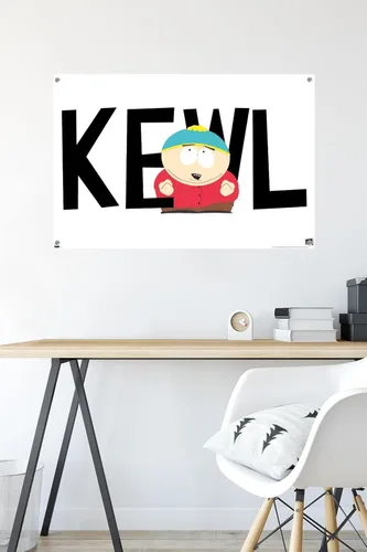 Vista 6 de Trends International South Park Cartman Kewl - Póster de pared, 22.37 x 34.00 pulgadas, paquete de póster premium y alfiler