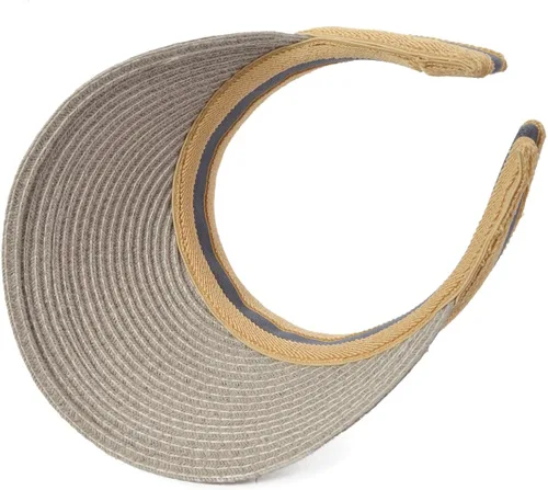 Vista 3 de Sombreros de visera de golf de tenis de paja de los hombres de las mujeres