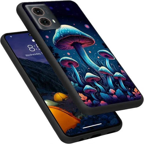 Vista 198 de Funda para Motorola Moto G Play 4G 2024, delgada y ligera, de silicona de TPU suave, color negro, ultrafina, para Motorola Moto G Play 4G 2024, Art