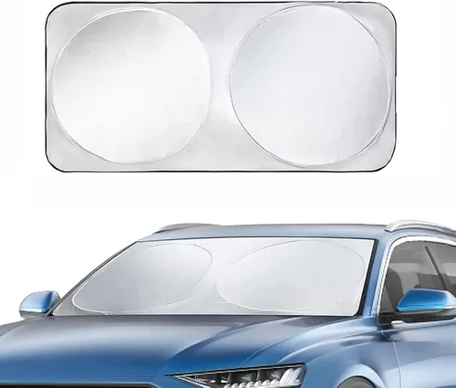 Vista 12 de Car Windshield Sunshade for Honda HR-V 2023 2024 2025, Blocks UV Heat Interior Cool, Foldable Sun Shade Protector for Truck SUV, Universal Front