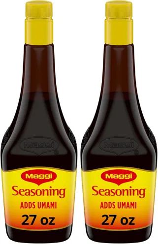 Vista 7 de Condimento Maggi, Condimento Umami, añade un delicioso sabor tostado sin añadir carne, sin MSG añadido, Botella de 27 fl oz