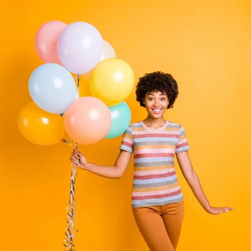 Vista 4 de Globos de látex surtidos, 9 pulgadas (paquete de 20) – Decoraciones de fiesta vibrantes y de alta calidad, perfectos para cualquier celebración