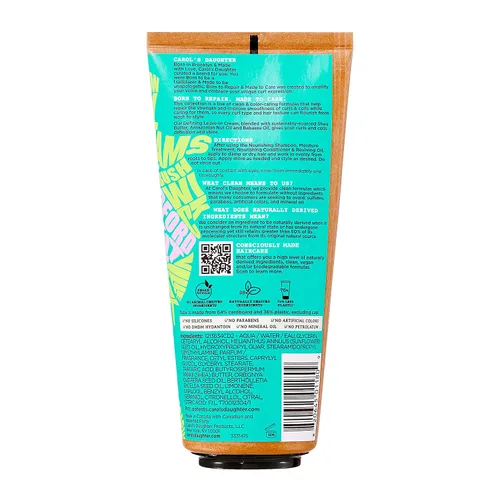 Vista 10 de Carol's Daughter Born To Repair - Crema para el cabello sin enjuague, hidratante, definición de rizos y antiencrespamiento, cuidado del cabello