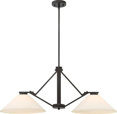 Vista 20 de Nuvo Iluminación 60/6242 - Vanidad transicional de dos luces de Nome Collection en Pwt, Nckl, B/S, Slvr. Acabado