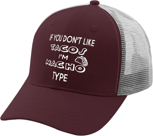Vista 2 de devor Cap If You Don't Like Tacos I'm Nacho Type Baseball Caps for Women Graphic Denim Dad Hats Adjustable